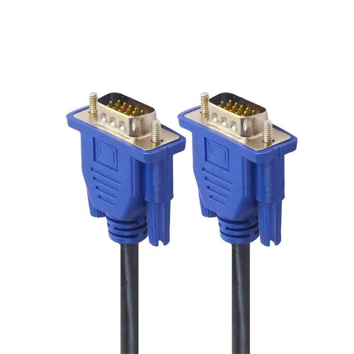 Vista 5 de EKYLIN Cable VGA, Cable de extensión de video macho a macho de 1.5m/5 pies para computadora PC a monitor, proyector con puerto de enchufe