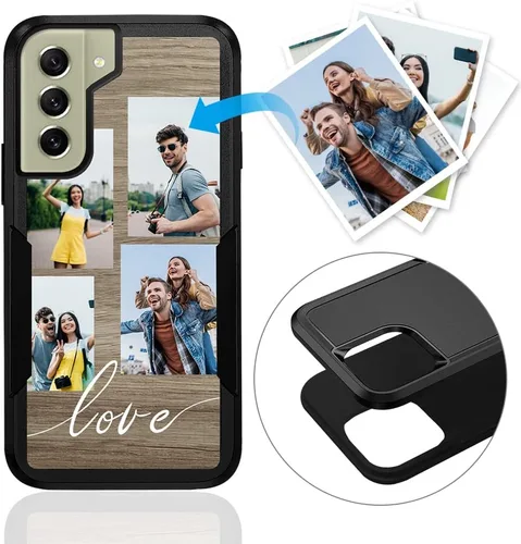 Vista 89 de Funda de teléfono personalizada para Galaxy S20 FE 5G, funda para teléfono multifoto, funda protectora resistente de doble capa a prueba de golpes