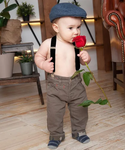 Vista 5 de trilece Suspenders for Boys,Kids,Toddler,Girls,Infants and Baby - Adjustable Y Back Child Suspenders Strong Clips