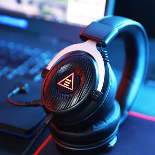 Vista 6 de EKSA Auriculares USB para juegos - Auriculares de PC con micrófonomicrófono con cancelación de ruido sonido envolvente 71 controladores de 1969in