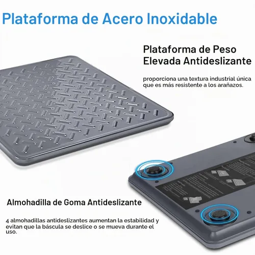 Vista 3 de THINKSCALE - Báscula de envío, báscula postal digital resistente de 440 lb x 1 oz Alloy Steel Platform with Hold, Tare & Backlit LCD, Package &