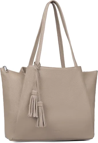 Vista 10 de befen Bolso de hombro para mujer de cuero genuino, bolsos para portátil con compartimentos, bolsos de mano