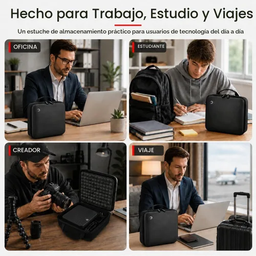 Vista 8 de Comecase Funda de disco duro de escritorio para expansión Seagate y para WD Negro completo