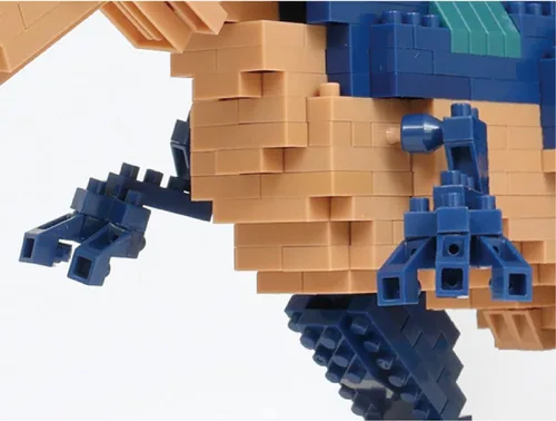 Vista 10 de nanoblock - Dinosaurs - Dinosaurio Deluxe Edition Giganotosaurus, kit de construcción de la serie Advanced Hobby