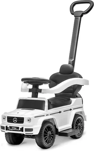 Vista 7 de Best Ride On Cars Mercedes G-Wagon - Coche de empuje 3 en 1 para niños pequeños de 1 a 3 años, cochecito de exterior para niños con música, sonidos