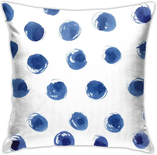 Vista 10 de VARUN Fundas de almohada creativas multicolor de bulldog francés en acuarela, cachorro, pintura artística, fundas de almohada cuadradas
