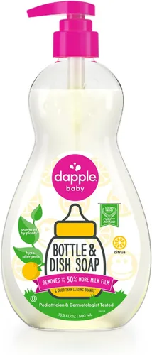 Vista 11 de Repuesto para líquido para lavar platos y botellas de bebé Dapple, sin fragancia, 34 onzas líquidas, DP-035B, 2