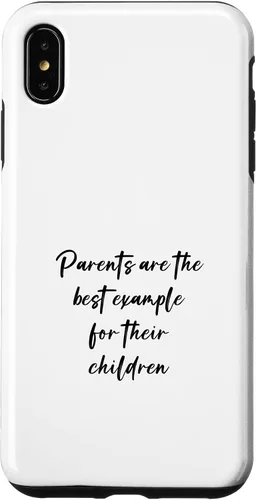 Vista 11 de Parents are the best example for their children Case for iPhone XR