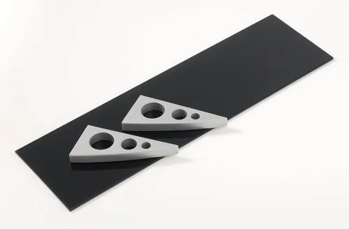 Vista 5 de LTL Home Products Kit de estante de pared de vidrio rompecabezas, 7 "x 36", azul puente