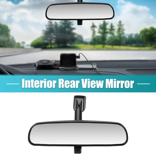 Vista 3 de uxcell Espejo retrovisor interior del coche negro No.76400SDAA03 para Honda Accord 2003-2012 para Honda Civic