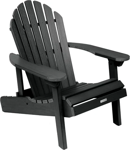 Vista 17 de Highwood Hamilton - Silla Adirondack plegable y reclinable fabricada en Estados Unidos, tamaño adulto, eucalipto