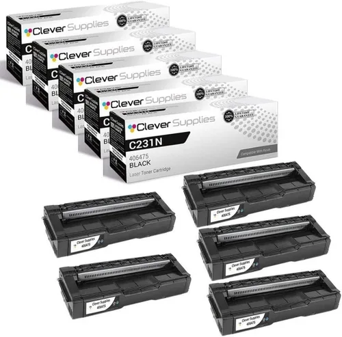 Vista 20 de CS - Cartucho de tóner compatible para Ricoh C220 406046 Color negro láser Aficio SP C220 Aficio SP C220A Aficio SP C220DN Aficio SP C220N Aficio SP