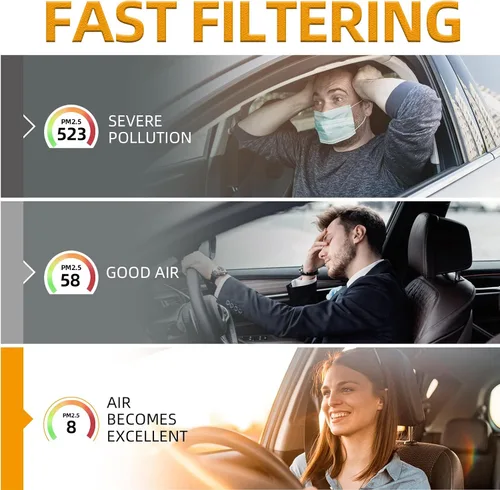 Vista 5 de CF11182(CP182) Filtro de aire de cabina con carbón activado compatible con Acura TLX/RDX 19-25, Honda Civic/Clarity/CR-V/HR-V/Odyssey 16-25, Accord