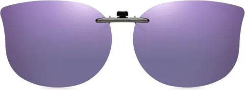 Vista 8 de CAXMAN Gafas de sol con clip de ojo de gato para mujer, polarizadas, ajuste