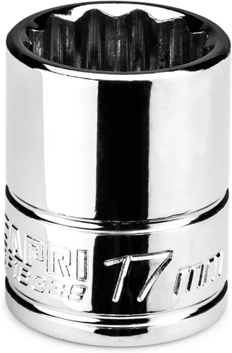 Vista 11 de Capri Tools Zócalo poco profundo de 0.315 in, accionamiento de 3/8 in, 12 puntos, métrico