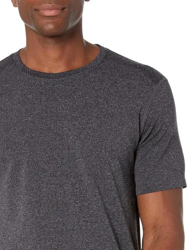 Vista 3 de Tienda Essentials Camiseta sin costuras con cuello redondo para hombre