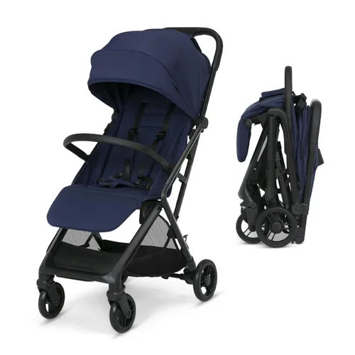 Vista 11 de Delta Children Icon - Cochecito ultra compacto ligero para uso diario y de viaje, plegado con una sola mano, solo 15.6 libras, cabe en Negro