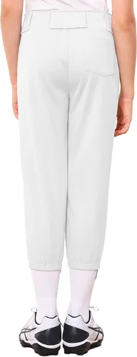 Vista 3 de Stelle Pantalones de sóftbol para niñas, pantalones de béisbol para jóvenes, pantalones de lanzamiento rápido con bolsillos, camiseta para niños