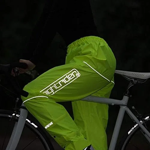 Vista 3 de Proviz Nightrider - Pantalones impermeables, color amarillo seguro