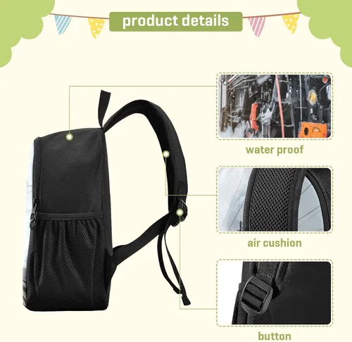 Vista 4 de Kcldeci Mochilas infantiles para preescolar primaria jardín de infantes, Color 9, Mochilas de viaje