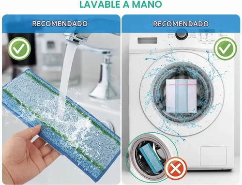Vista 5 de Almohadillas húmedas M6 para iRobot Braava Jet m6 Wet Pad, lavables