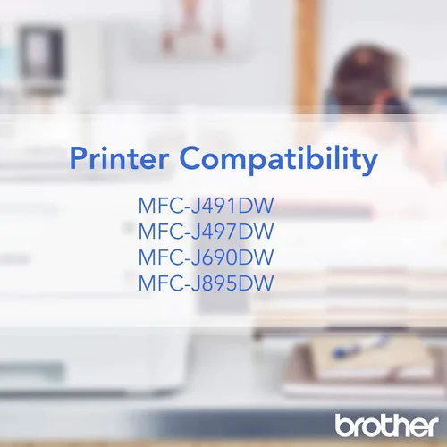 Vista 2 de Brother Impresora LC3011M Paquete individual Rendimiento estándar de cartucho hasta 200 páginas LC3011 Tinta Magenta (paquete de 2)