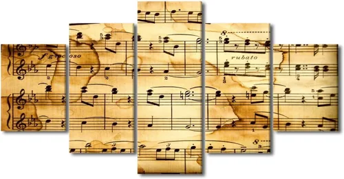 Vista 46 de Lienzo decorativo para pared, diseño de DJ Music Mixes the Track HD impreso en pinturas, 5 piezas de imágenes abstractas para sala de estar, obra