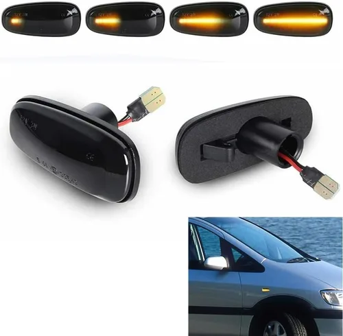 Vista 5 de Luz de señal de giro lateral LED para V-auxhall OPEL Zafira A Astra