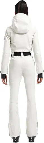 Vista 55 de GSOU SNOW Traje de esquí para mujer, traje de nieve delgado de una pieza, chaqueta de nieve, impermeable, resistente al viento, deportes al aire