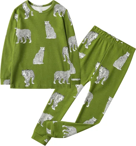 Vista 7 de Owlivia Conjunto de pijama para niños pequeños de 12 meses a 8 años Conejo A-gris