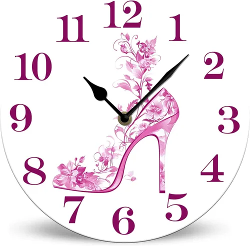 Vista 8 de Funny Poop Barthroom - Reloj de pared de madera de 10 pulgadas, funciona con pilas, reloj de pared sin tictac, hora de hacer popa, relojes de pared