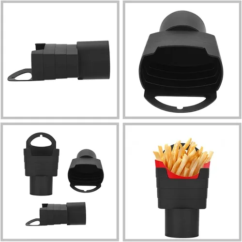 Vista 4 de Paquete de 2 portavasos para papas fritas para coche, multiusos, para comida rápida, soporte para tazas de almacenamiento de coche