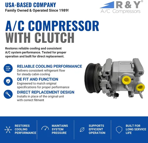 Vista 2 de RYC Automotive A/C Compresor IG312