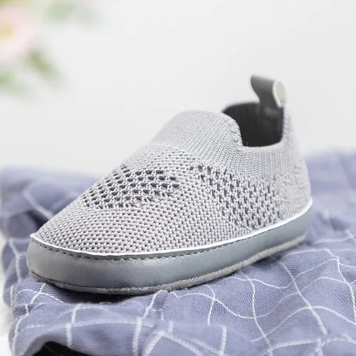 Vista 5 de Clowora Unsex - Zapatos de lona para niños y niñas para recién nacidos antideslizantes suela suave para cuna zapatos casuales para bebés de 3 a 18