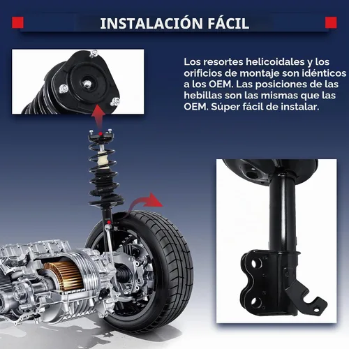 Vista 8 de MOSTPLUS 189105 139105 Conjunto completo de puntal delantero compatible con Chevy Silverado/GMC Sierra 1500 2007-2013 (juego de 2)