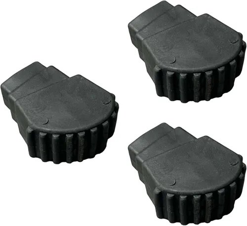 Vista 9 de 3 piezas de soporte de tambor pies de percusión almohadilla resistente profesional de goma para patas estilo A