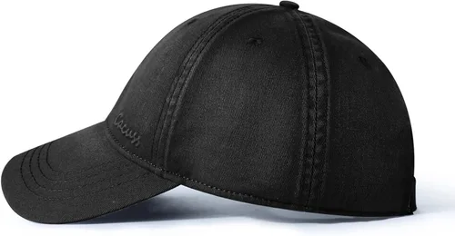 Vista 5 de CACUSS Gorra de béisbol clásica de algodón para hombre con cierre de hebilla ajustable gorra de golf