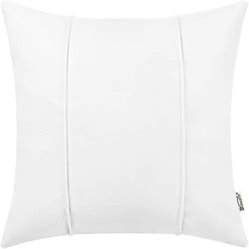 Vista 26 de BRAWARM Funda de almohada de piel sintética de 16 x 16 pulgadas, color Negro