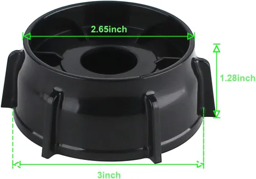 Vista 7 de Piezas de repuesto Frasco de vidrio de 6 tazas con cuchilla, compatible con licuadoras Oster