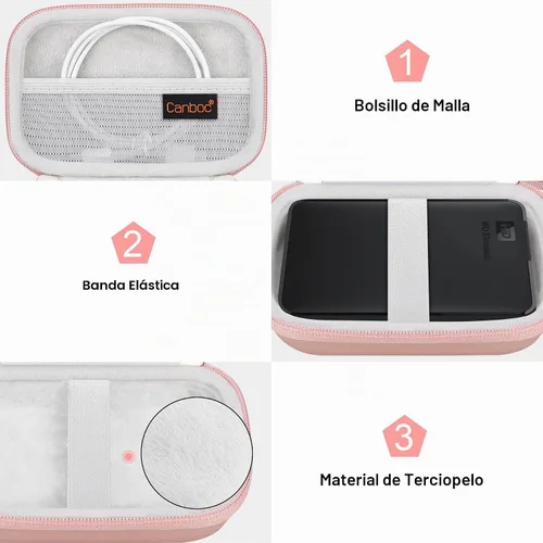 Vista 5 de Canboc - Carcasa para disco duro Western Digital Elements WD My Passport