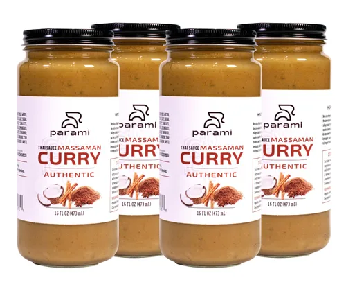 Vista 12 de Parami Salsa de curry tailandés tamaño 16 onzas (sin gluten, sin lácteos, sin nueces) (paquete de 1, verde)