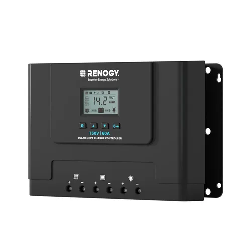 Vista 8 de Renogy Boost 10A 36V/48V CC de entrada automática MPPT controlador de carga solar LCD pantalla regulador de panel solar apto para baterías AGM, GEL
