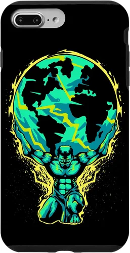 Vista 9 de iPhone 15 Greece Myths God Atlas Sky Arch Shoulders Case