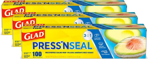 Vista 8 de Glad Press'N Seal - Rollo de plástico para alimentos, rollo de 70 pies cuadrados (el paquete puede variar)