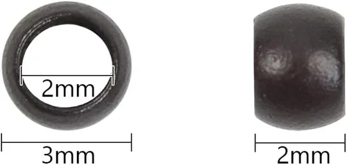 Vista 2 de Extensiones de cabello con microeslabones de 0.118 pulgadas, cuentas de micro anillos de cobre, nano cuentas para extensiones de cabello