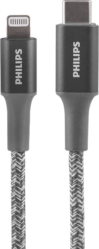 Vista 6 de Philips Cable USB C a Lightning, cable de carga de iPhone de 3 pies para las series 14/13/12, cargador de Airpod Pro, cables de carga Lightning