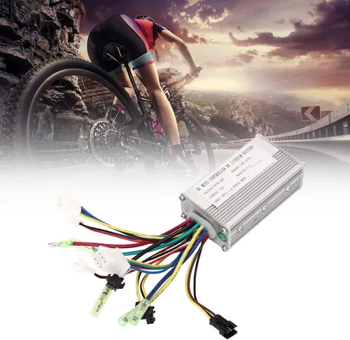 Vista 5 de Controlador de motor de CC con mazo de cables Controlador de motor Batería de litio para 36V 48V 17A eléctrico