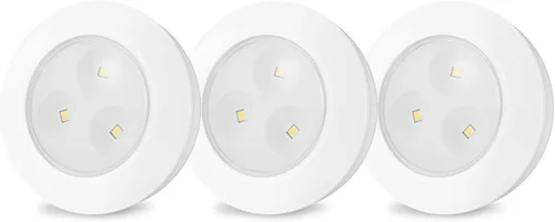 Vista 12 de LUXSWAY Luz LED con sensor de movimiento para interiores, luces regulables debajo del gabinete, encendido/apagado manual, barra de iluminación
