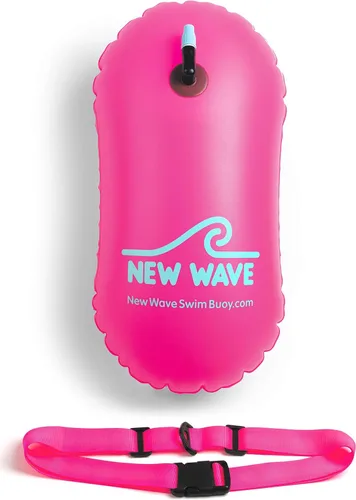 Vista 10 de Burbuja de Natación New Wave para Nadadores de Aguas Abiertas y Triatletas - Sé Brillante, Sé Visto y Sé Más Seguro con New Wave Mientras Nadas al