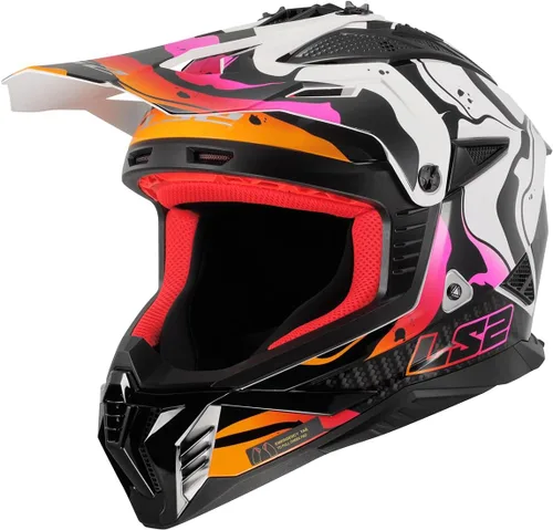 Vista 13 de LS2 Helmets Gate II - Casco integral para motocicleta MX Negro mate